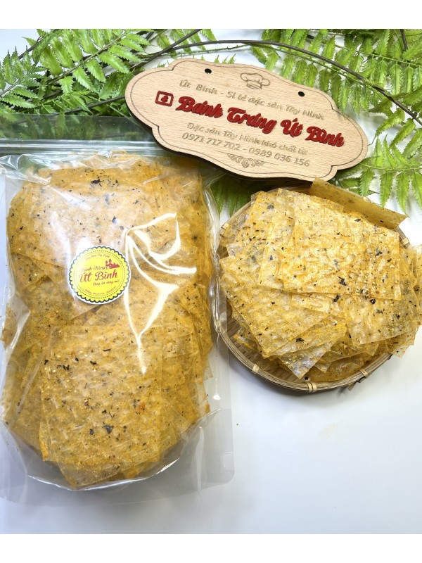 Bánh Tráng Phô Mai Rong Biển Zip 500gr Mã 801